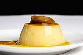 Flan con dulce de leche